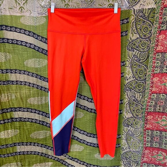 Cotopaxie Vibrant Red Mariposa Tights Size Medium - Picture 2 of 15